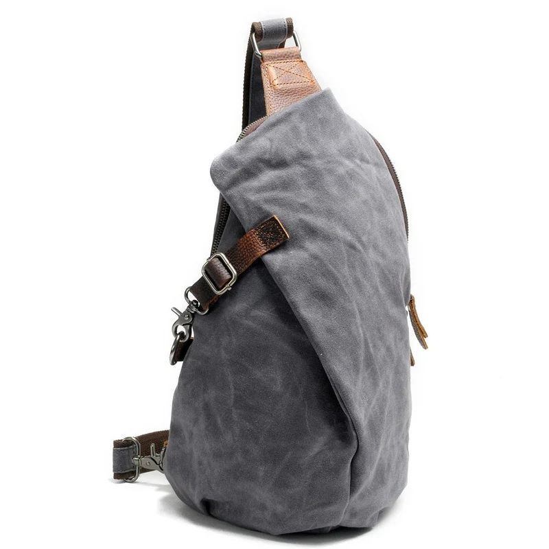 Vanntett lerrets crossover bag med tyverisikre lommer – MultiWear | Luvikno