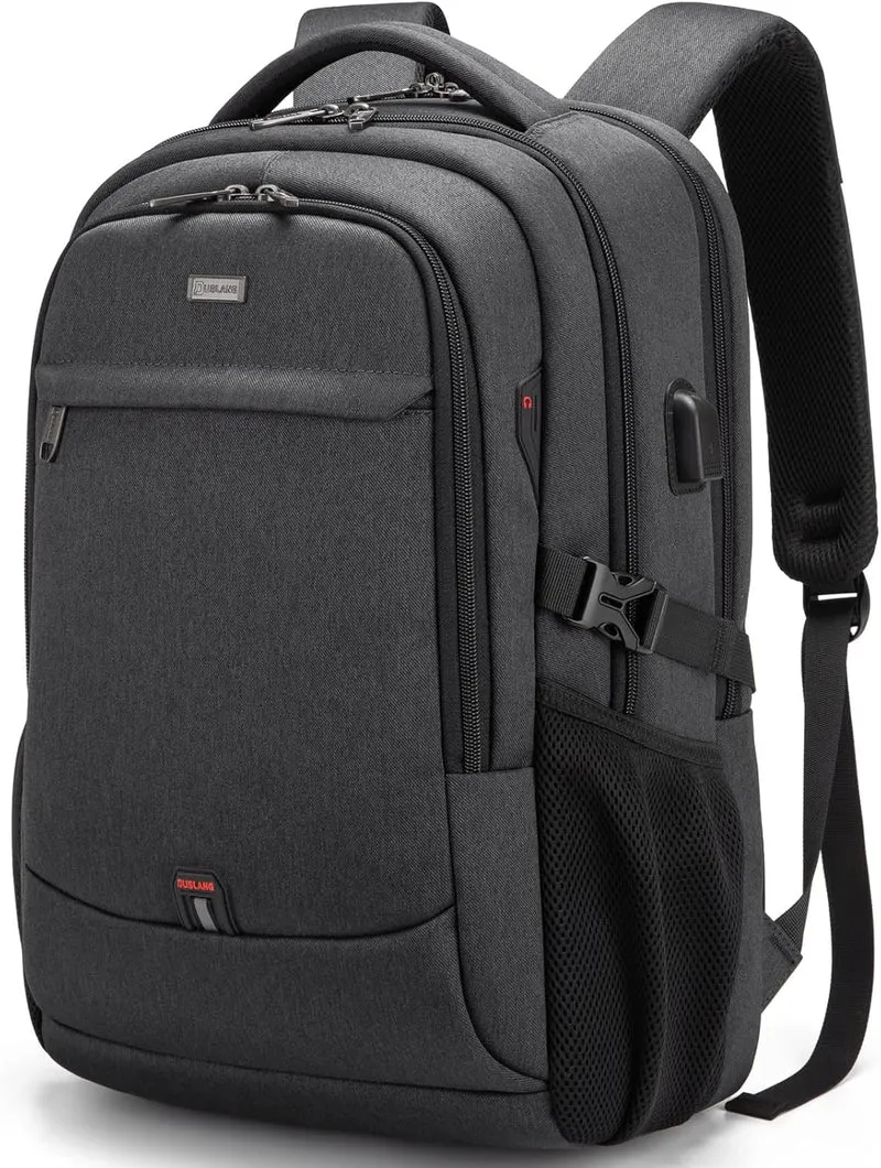 Vanntett reise laptop ryggsekk med USB-port og organisert lagring | Luvikno
