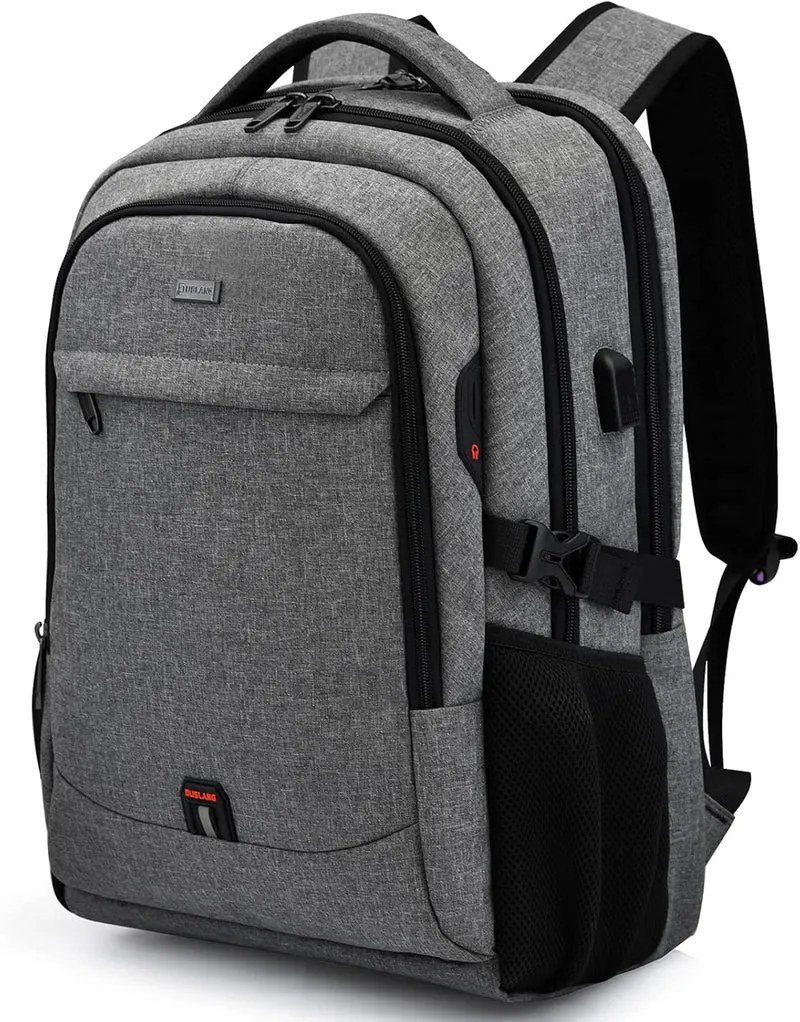 Vanntett reise laptop ryggsekk med USB-port og organisert lagring | Luvikno