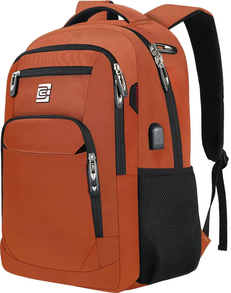 Slim anti-tyveri laptop ryggsekk med USB-ladeport | Luvikno