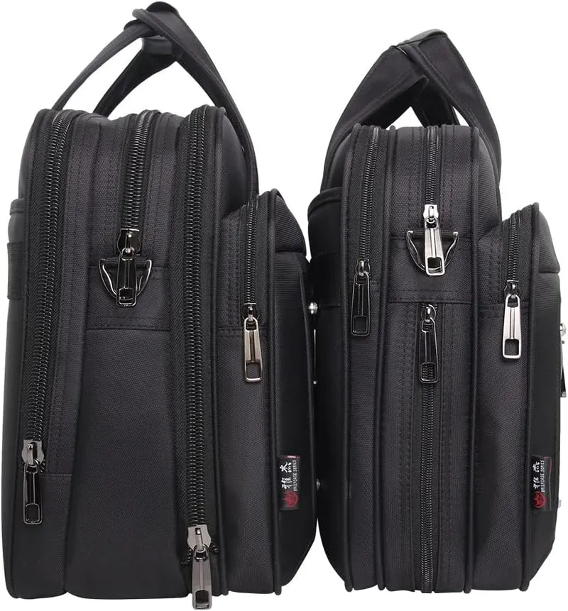 Herre Canvas Laptop- og Business Tote Bag | Luvikno