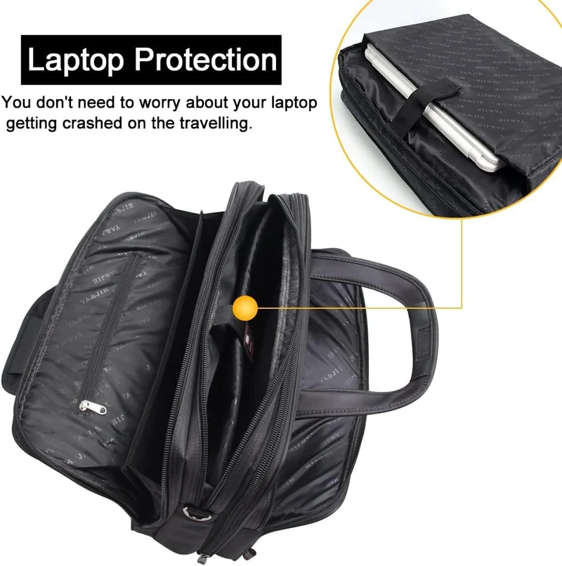 Herre Canvas Laptop- og Business Tote Bag | Luvikno