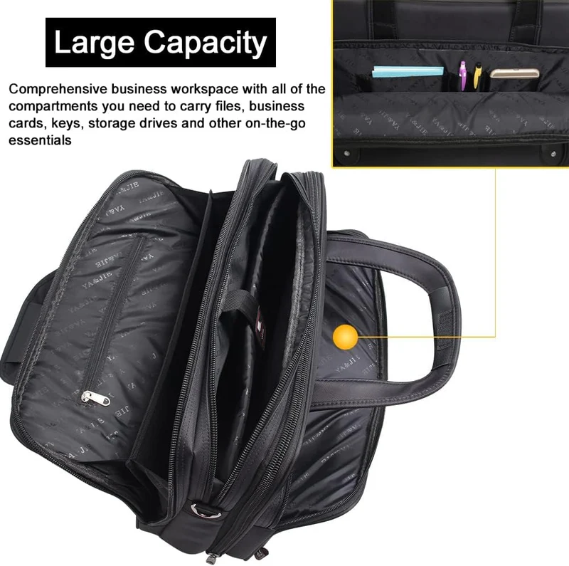 Herre Canvas Laptop- og Business Tote Bag | Luvikno