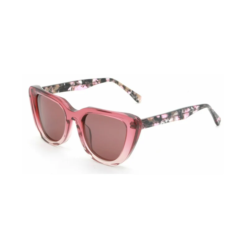 Dame Cat-Eye solbriller med moderne ramme og UV-beskyttelse Luvikno