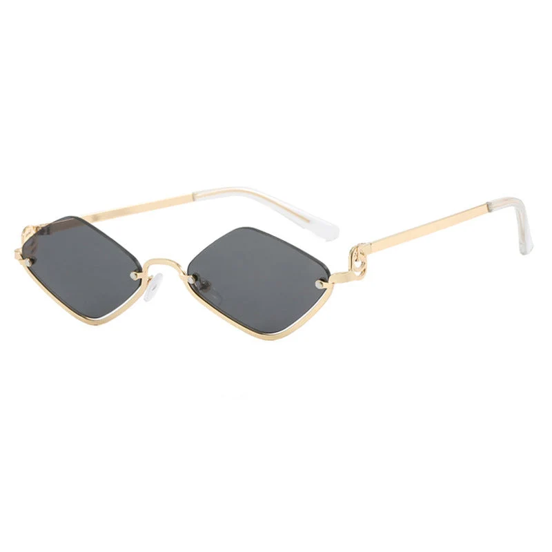 Dame solbriller i elegant, geometrisk design Luvikno