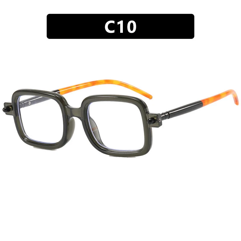 Dame firkantet solbrille med trendy ramme og komfortabel passform Luvikno