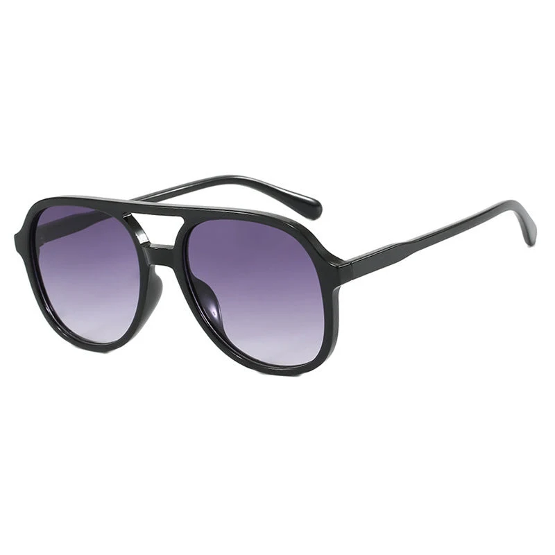 Dame oversized solbriller med innovativt design Luvikno