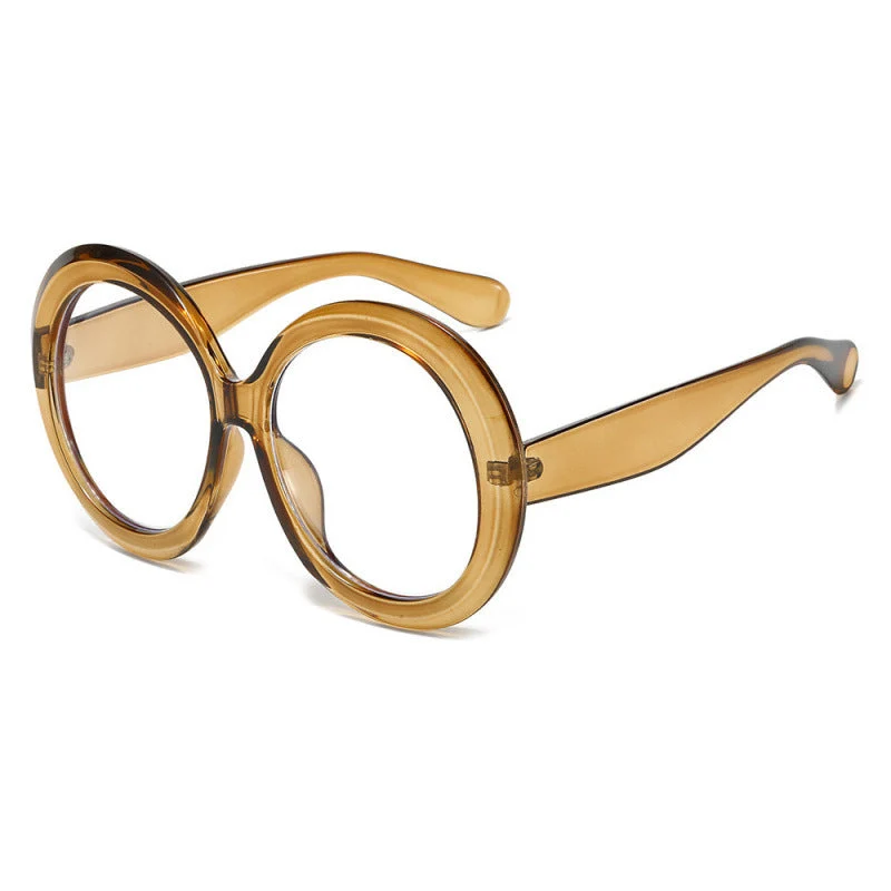 Dame oversized moteriktig solbrille med elegant design Luvikno