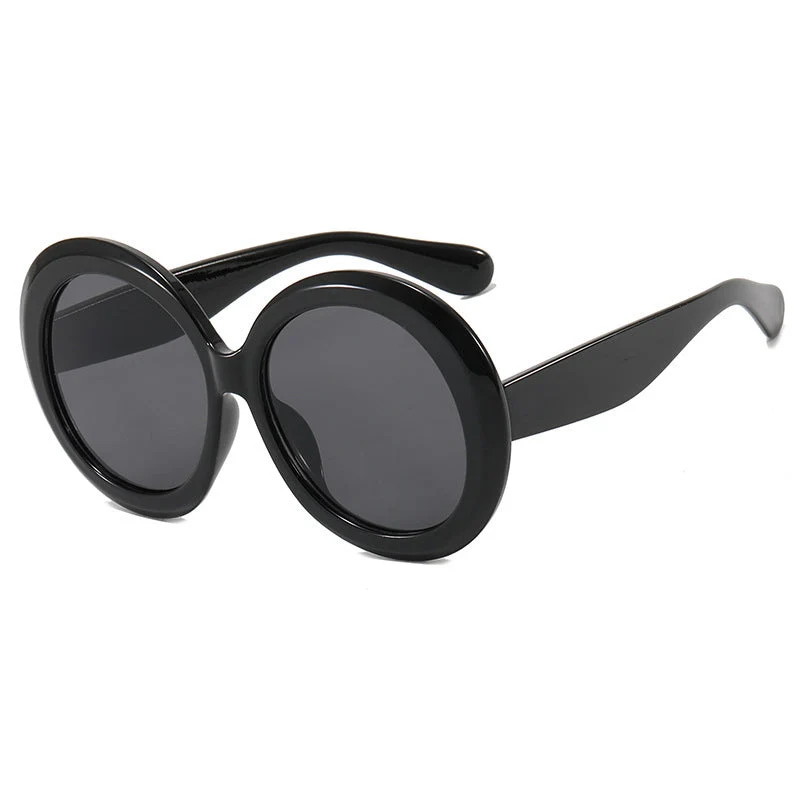 Dame oversized moteriktig solbrille med elegant design Luvikno