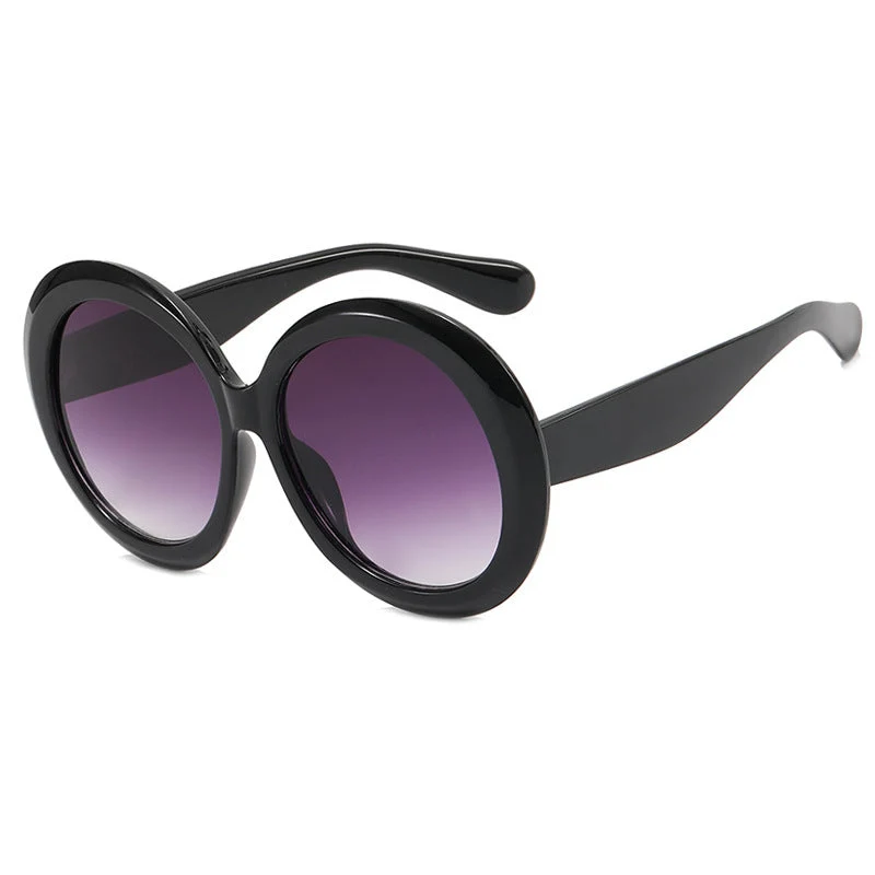 Dame oversized moteriktig solbrille med elegant design Luvikno