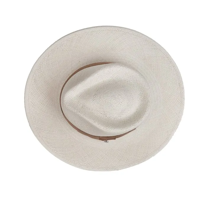 The Modern Classic Straw Hat in White | Luvikno