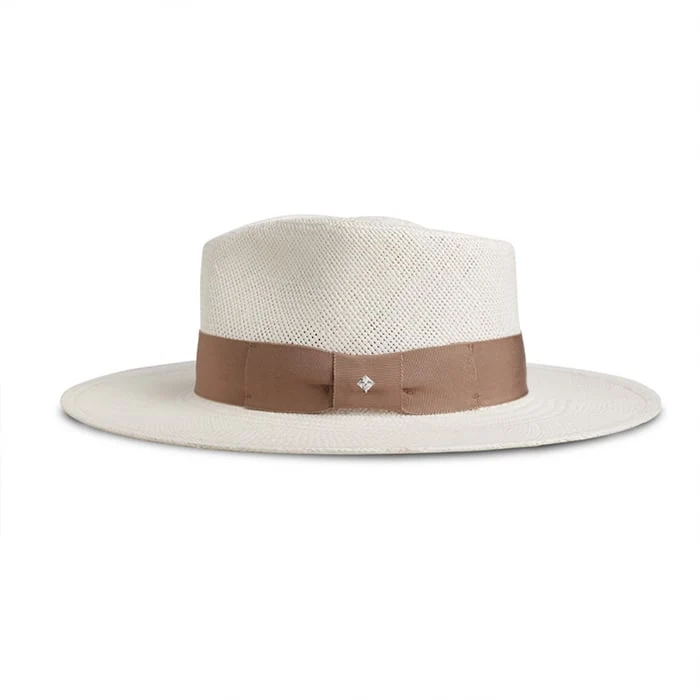 The Modern Classic Straw Hat in White | Luvikno