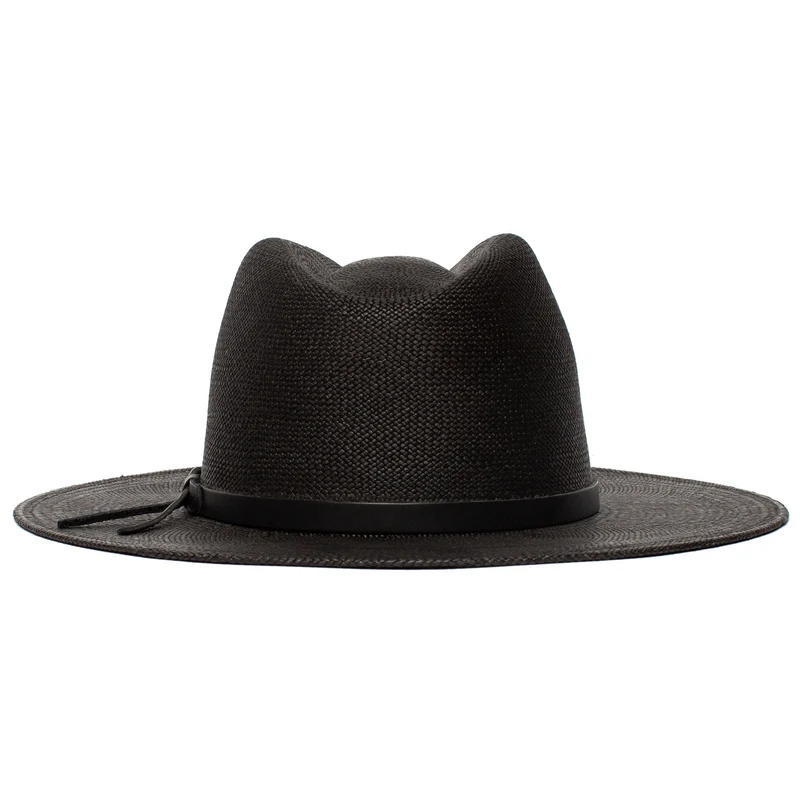 Sommer Halmbarett Hatt-Svart | Luvikno