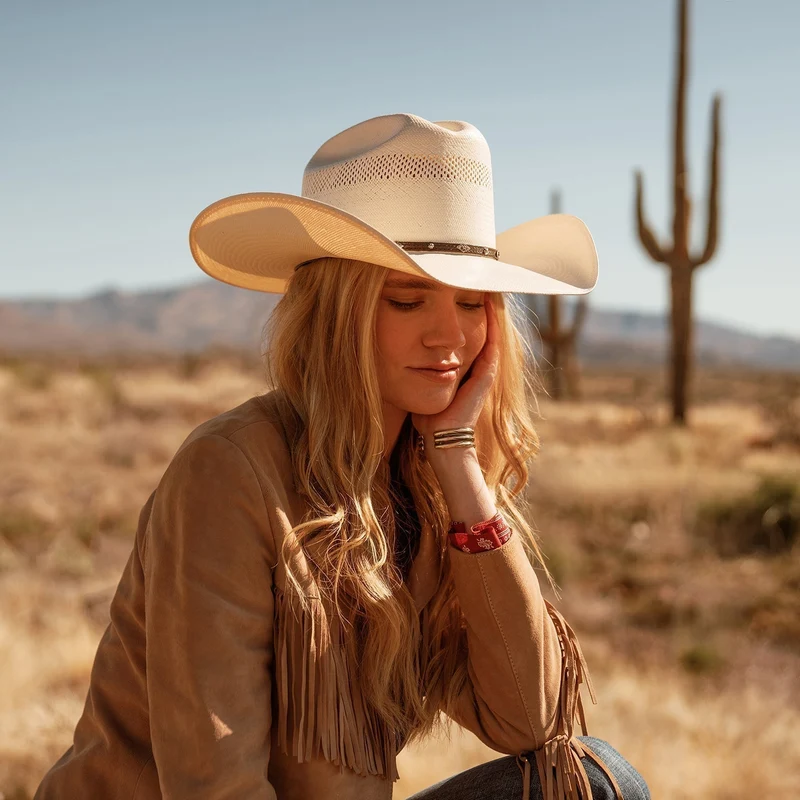 Cattleman's Charm Strå Cowboyhatt | Luvikno