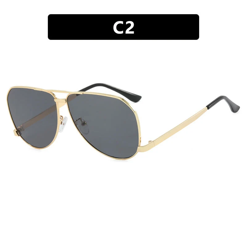 Dame elegante Aviator solbriller Luvikno