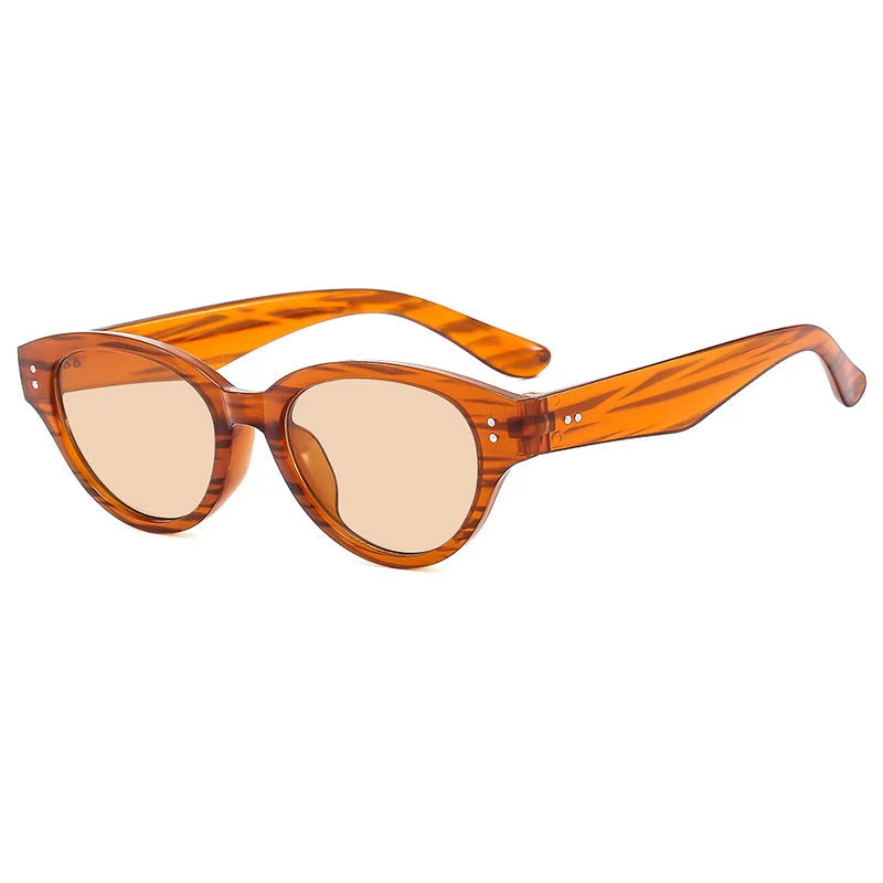 Dame Cat-Eye solbriller i elegant design med bred ramme Luvikno
