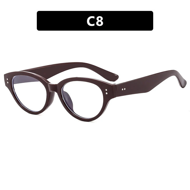 Dame Cat-Eye solbriller i elegant design med bred ramme Luvikno