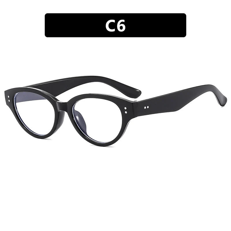 Dame Cat-Eye solbriller i elegant design med bred ramme Luvikno