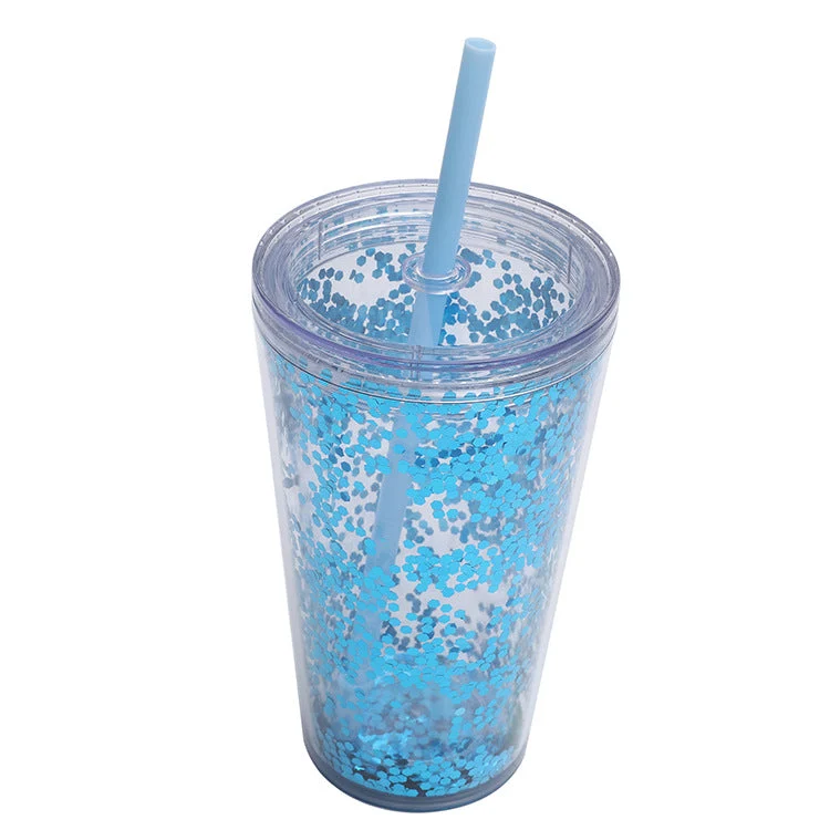 Unisex Glitter Becher Luvikno