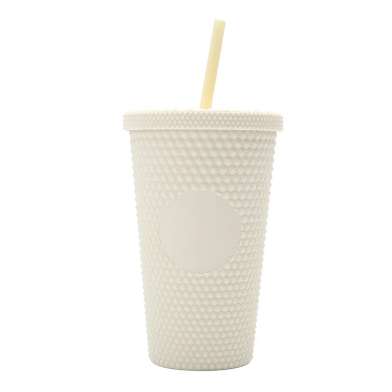 Unisex plastikkopp med teksturert design Luvikno