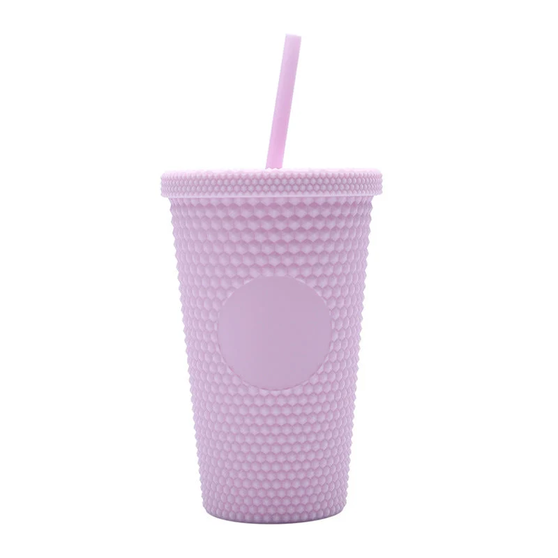 Unisex plastikkopp med teksturert design Luvikno