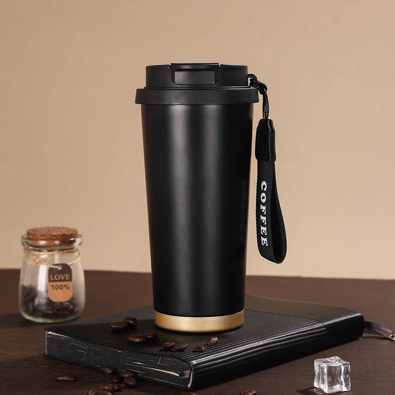 Dame elegant og isolert To-Go drikkekopp Luvikno