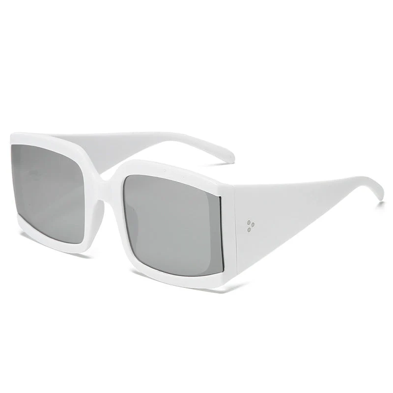 Dame oversized solbrille i moderne minimalistisk stil Luvikno