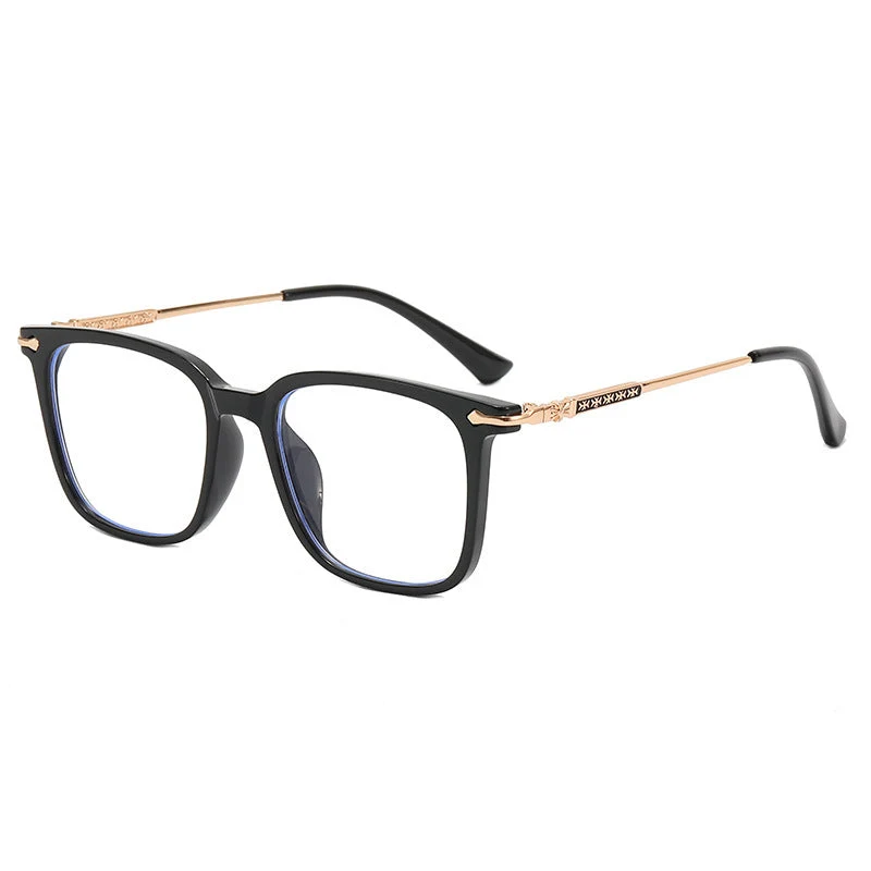 Dame moteriktig solbrille med elegant ramme og kontrasterende glass Luvikno