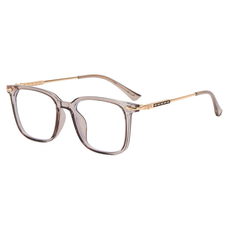 Dame moteriktig solbrille med elegant ramme og kontrasterende glass Luvikno