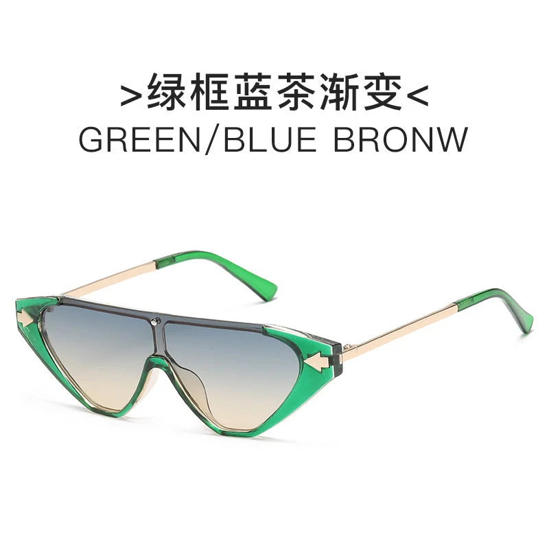 Dame futuristisk solbrille med markant design Luvikno