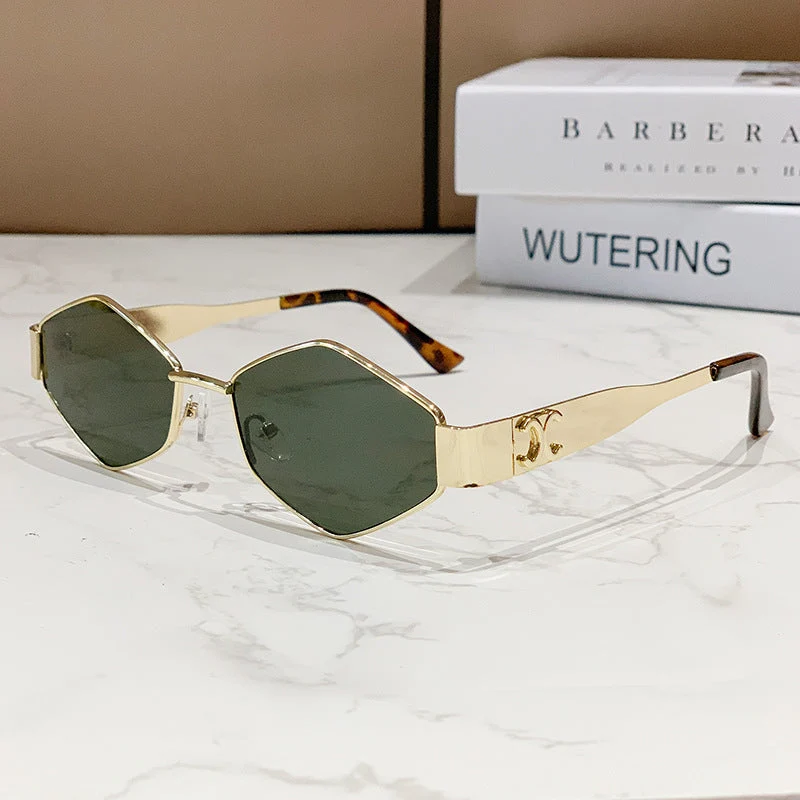 Damer geometrisk Cat-Eye solbriller Luvikno