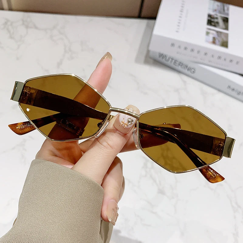 Damer geometrisk Cat-Eye solbriller Luvikno