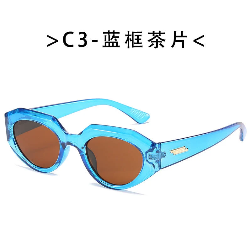 Damer geometrisk Cat-Eye solbriller Luvikno