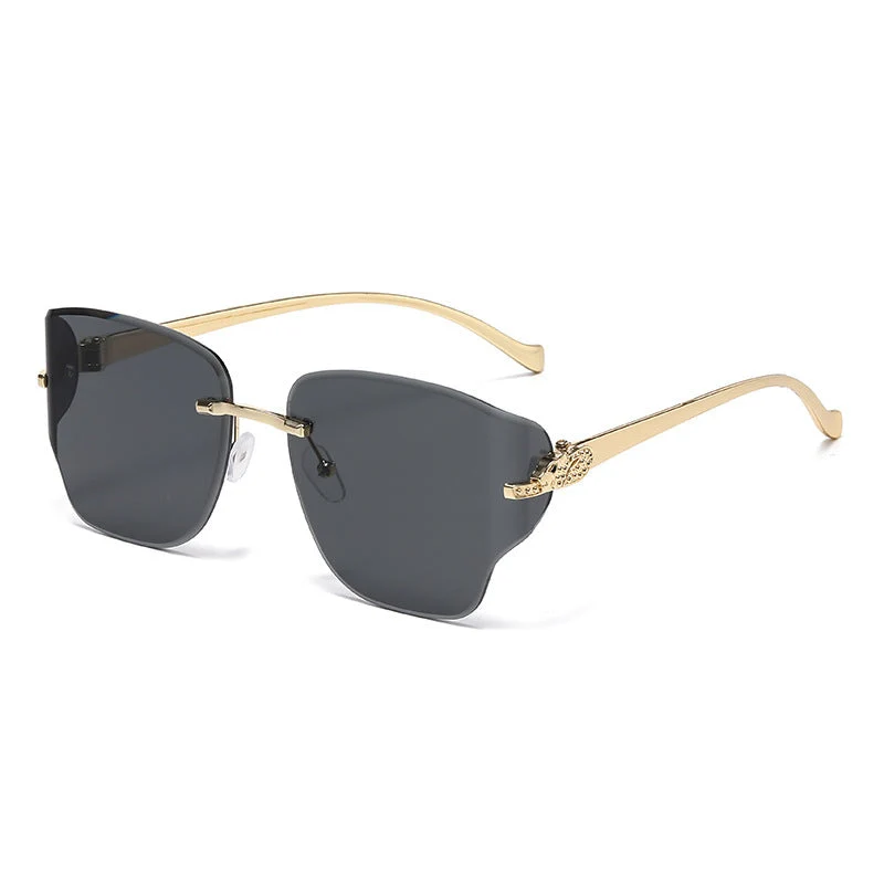Dame eksklusiv geometrisk solbrille Luvikno