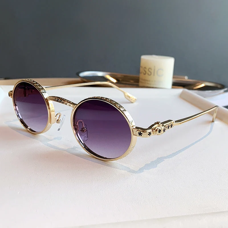 Dame Elegant solbrille med filigran detaljer Luvikno