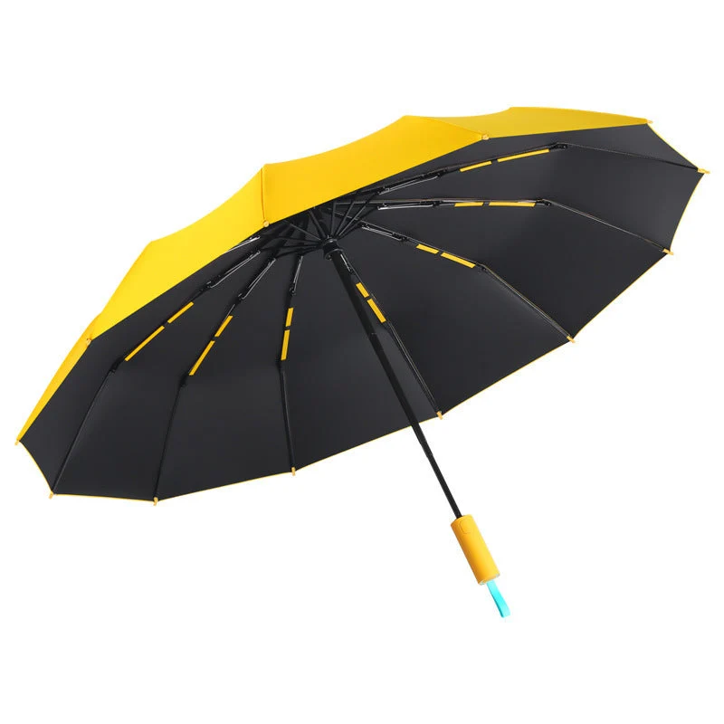 Dame UV-beskyttelses sammenleggbart paraply med elegant design Luvikno