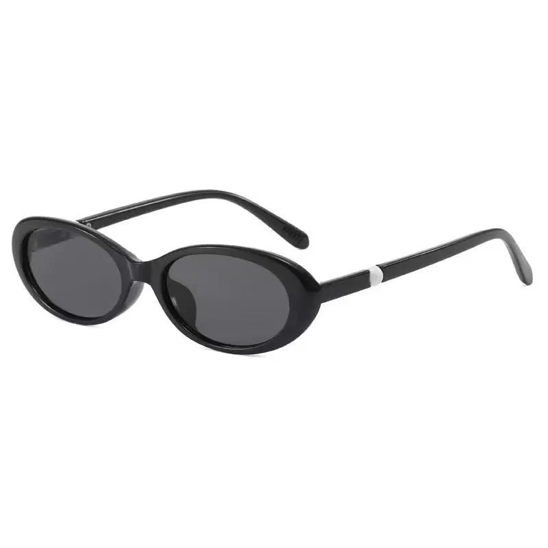 Dame Cat-Eye solbriller med moderne skilpadde mønster Luvikno