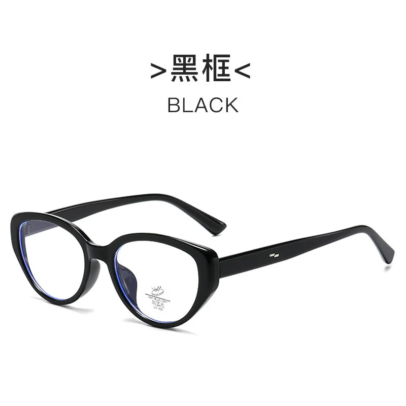 Damer Cat-Eye Brille Luvikno