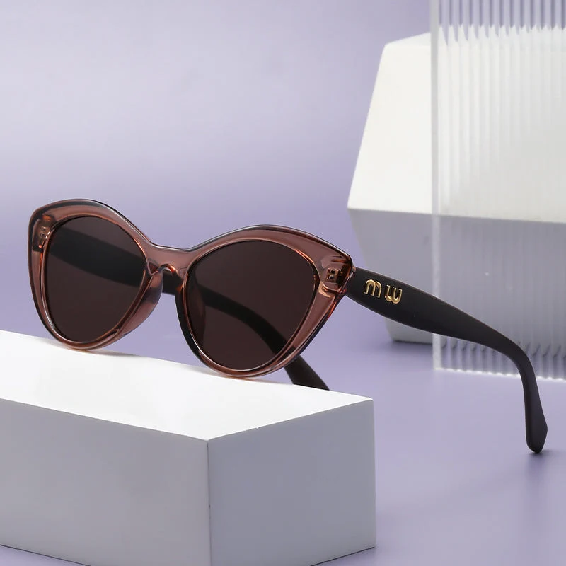 Kvinnenes fashionable cat-eye solbriller med UV-beskyttelse Luvikno