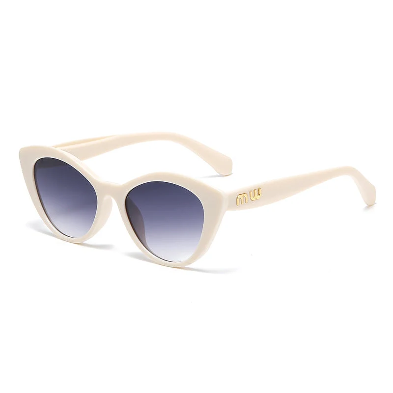 Kvinnenes fashionable cat-eye solbriller med UV-beskyttelse Luvikno