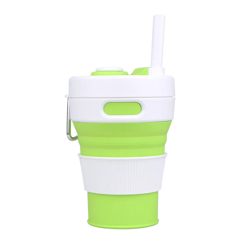 Gjenbrukbar Bærbar Sip-and-Go Sammenleggbar Kopp | Luvikno