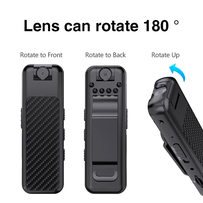 Pocket Spy Mini Clip-On Video Recorder Camera | Luvikno