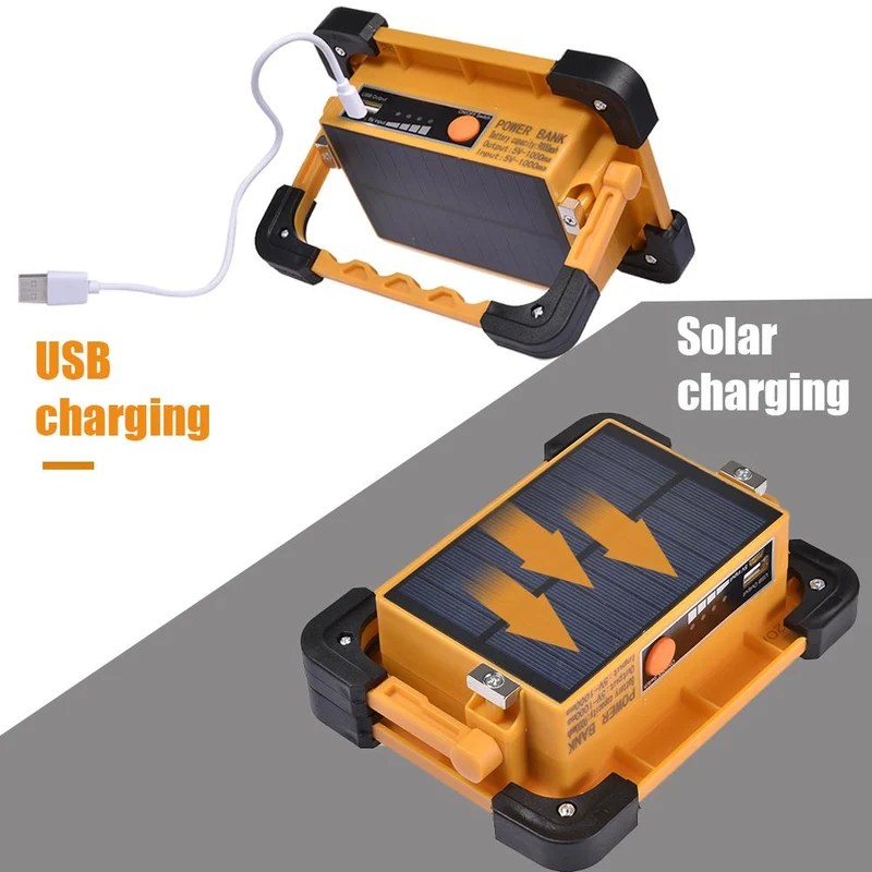 Solenergi Power Bank Led Camping Lys | Luvikno
