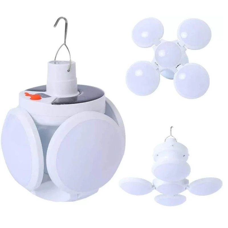 Vanntett oppladbar solcelle campinglampe | Luvikno