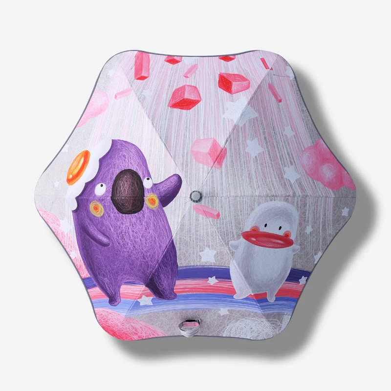 Damer kreativ kunst-paraply Luvikno