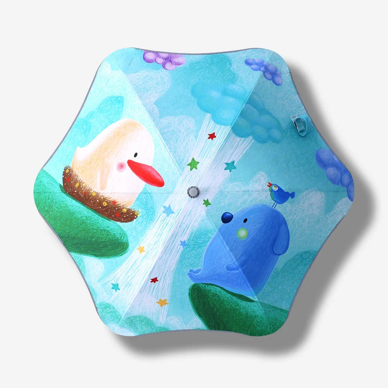 Damer kreativ kunst-paraply Luvikno