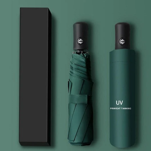 Damer kreativ folderregnparaply med miljøvennlig design Luvikno