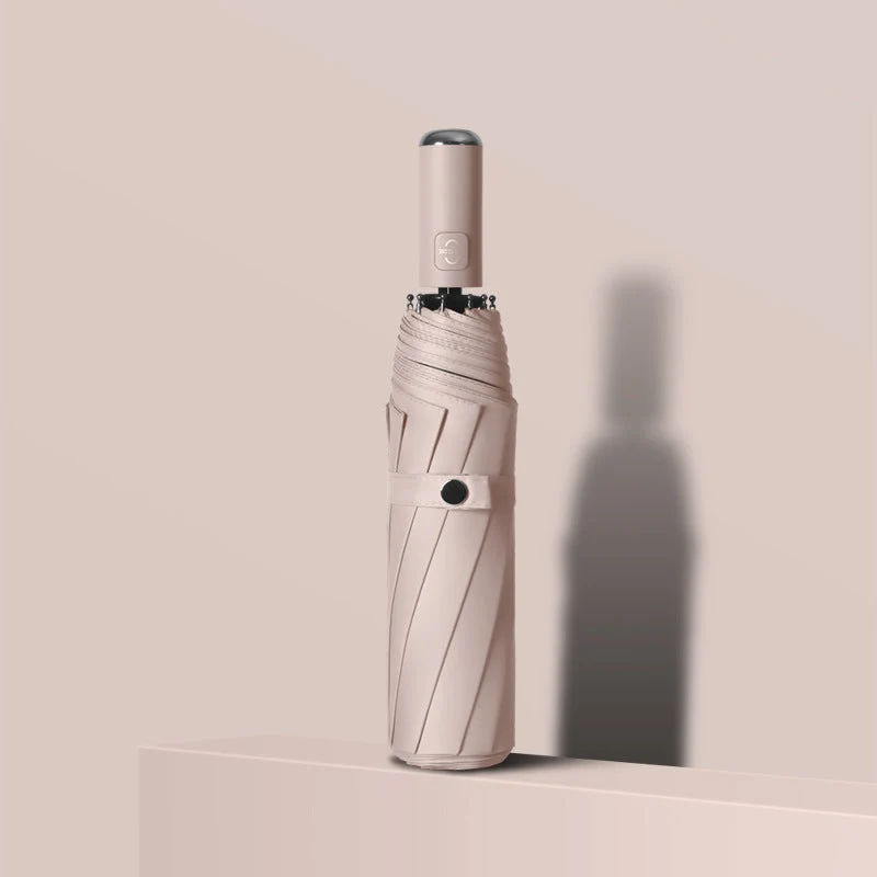 Damer håndterlig og elegant automatisk sammenleggbart paraply Luvikno