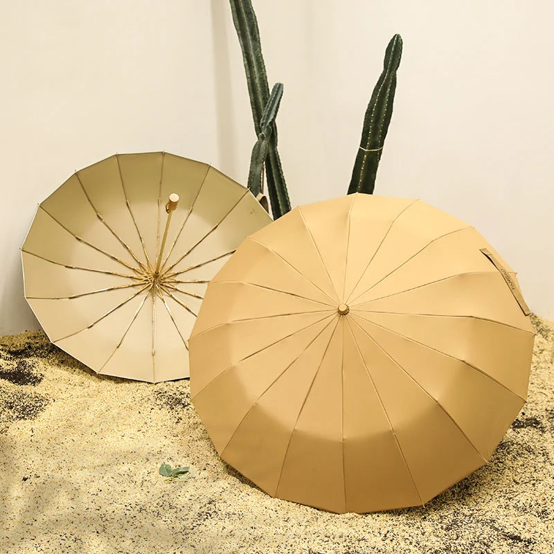 Dame sammenleggbart paraply med elegant design Luvikno