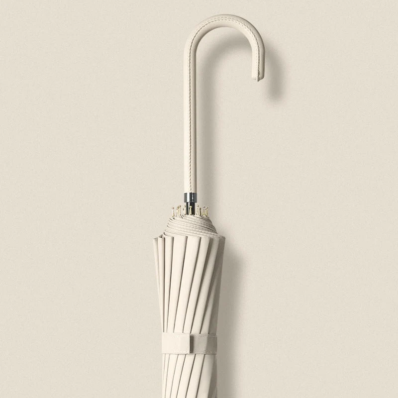 Damer elegant og vindtett paraply med ergonomisk håndtak Luvikno